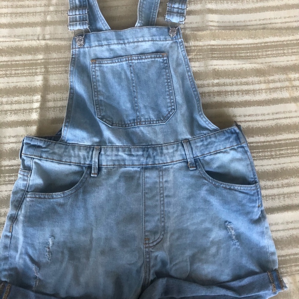 Cuffed Overalls